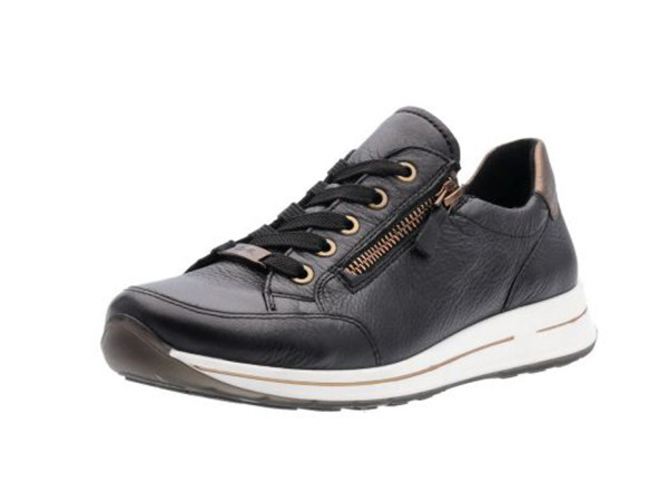 Ara Damen Sneaker Osaka schwarz/moro