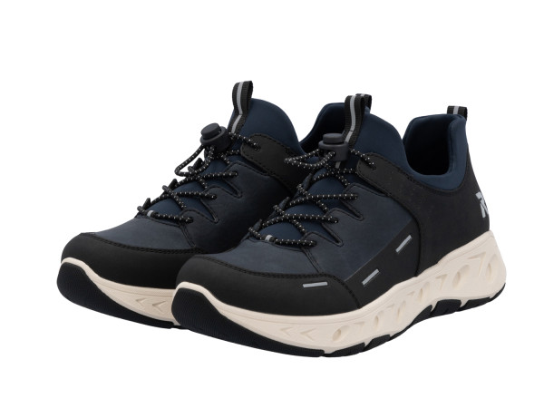 Rieker Damen Sneaker schwarz/pazifik