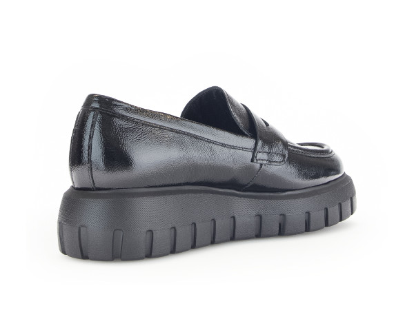 Gabor Damen Slipper schwarz/patent