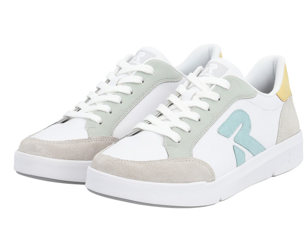 Rieker Damen EVOLUTION Sneaker marble/weiss