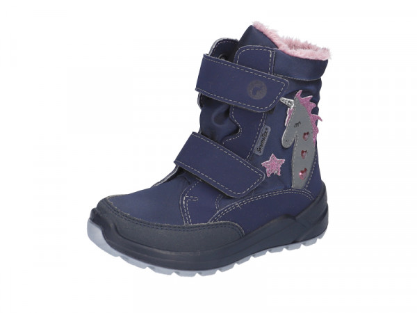 Ricosta Mädchen Winterboots Annika blau/TEX