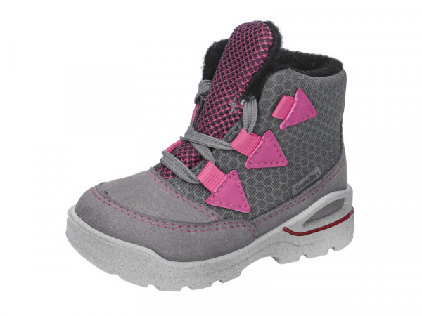 Ricosta Mädchen Winterboots EMIL graphit/Lammfell TEX