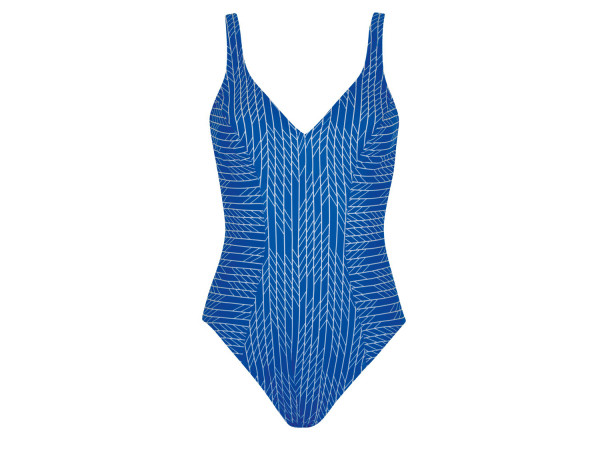 Sunflair Damen Badeanzug blau/weiss C-Cup