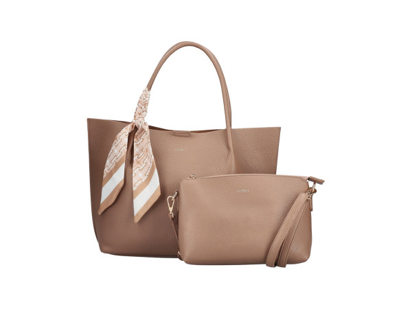 Rieker Damen Shopper taupe