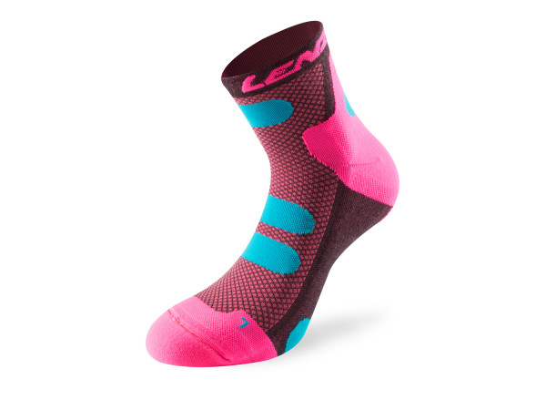 Lenz Compression 4.0 Low pink -Socke-