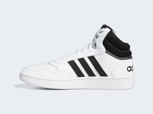 Adidas Herren Mid-Top Sneaker Hoops 3.0 white/black