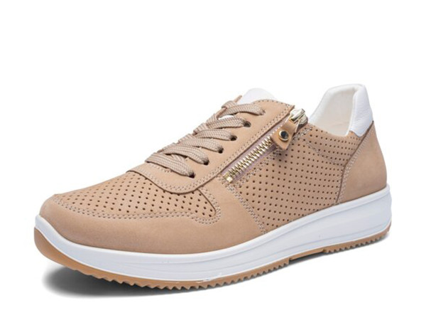 Ara Damen Sneaker sand/weiss