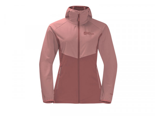 Jack Wolfskin Damen Softshell Jacke Go Hike pink