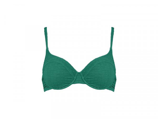Watercult Damen Bikini Top grün C-Cup Serie Solid Crush