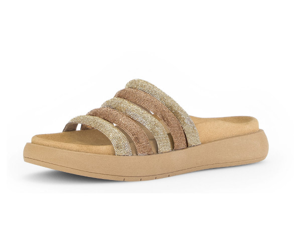Gabor fashion Pantolette gold/kombi