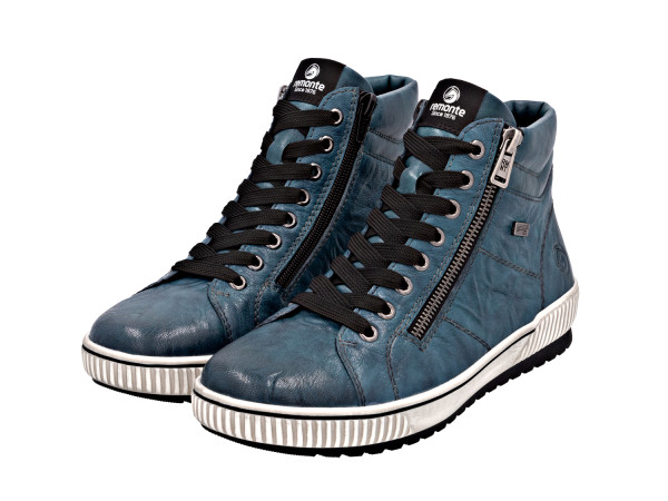 Remonte Damen Schnürschuh petrol/TEX