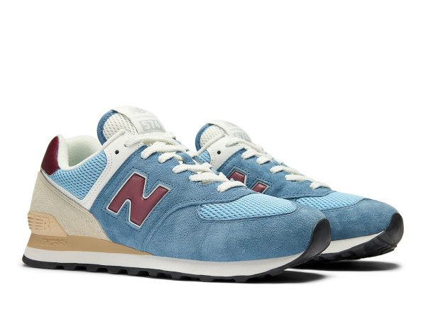 New Balance Damen Sneaker 574v2 shoreline blue/leder